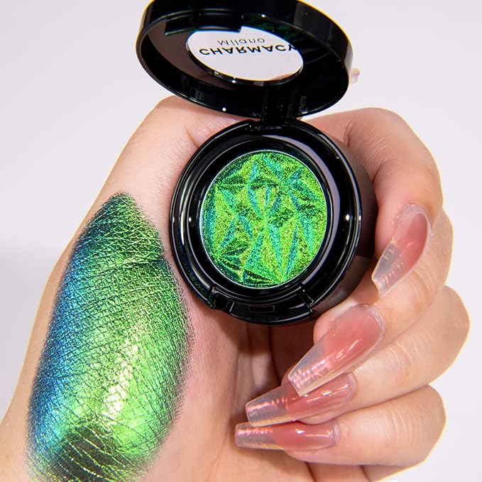 CHARMACY Duochrome Eyeshadow, Insane Shifters Chameleon Eyeshadow, Creates High-Impact, Metallic Eye Looks, 100% Vegan and Cruelty Free (Chameleon-#905, 0.05 Ounce (Pack of 1))
