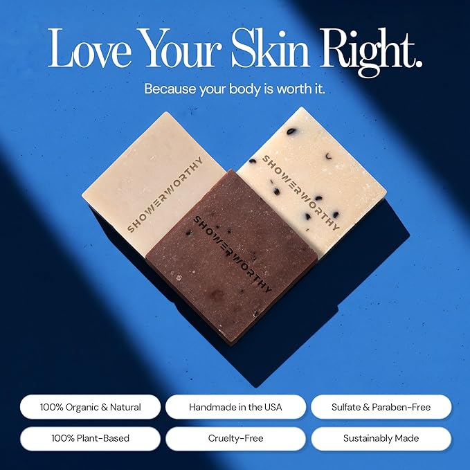 Plant Based Natural Bar Soap Gift Set – 8 Handmade Organic Soap Bars for Men & Women – Cold Process With Essential Oils for Moisturizing Dry & Sensitive Skin 8 Different Scents 5 oz Each