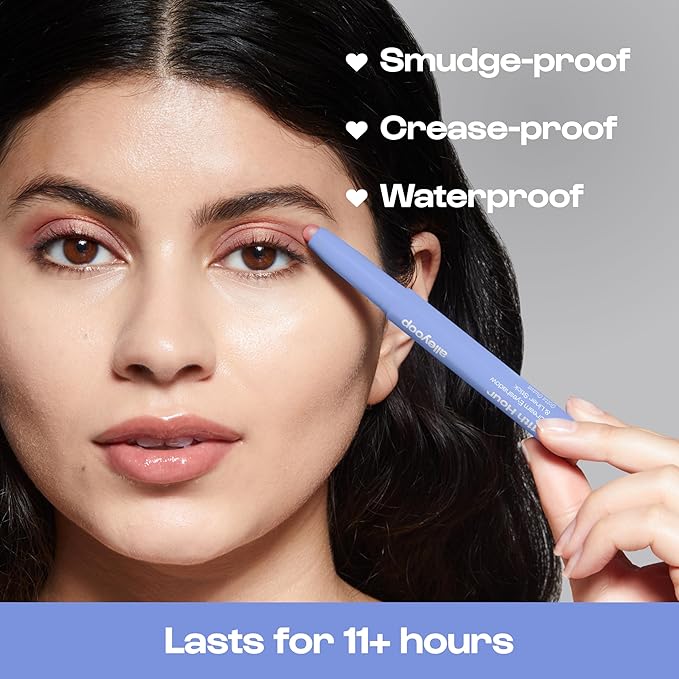 ALLEYOOP 11th Hour Cream Eye Shadow Sticks - Gotta Guava (Shimmer) - Award-winning Eyeshadow Stick - Smudge-Proof and Crease Proof for Over 11 Hours - Easy-To-Apply and Compact for Travel, 0.05 Oz