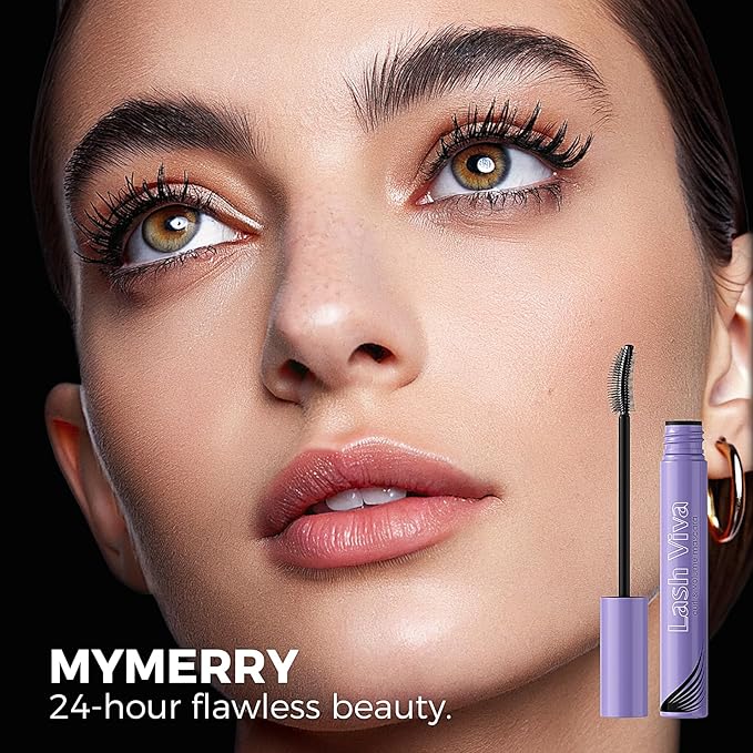 Lash Waterproof Mascara Black, Beauty Makeup Mascara Voluming and Lengthening Long Lasting, Tubing, Curling, Multiplying, Exquisitely 8g/0.28 fl.oz