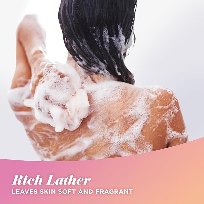 Caress Body Wash Black Orchid & Patchouli Oil To Relax and Recharge Relaxing, Fragrant Body Soap 20 fl oz, Pack of 4