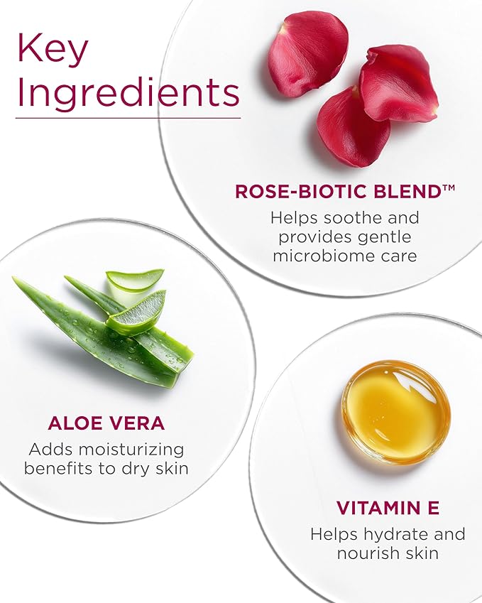 Andalou Naturals 1000 Roses Gentle Cleansing Foam | Foaming Face Wash with Rose Stem Cells & Organic Aloe Leaf Juice | Hydrating Daily Cleanser for Sensitive Skin | 5.5 fl oz