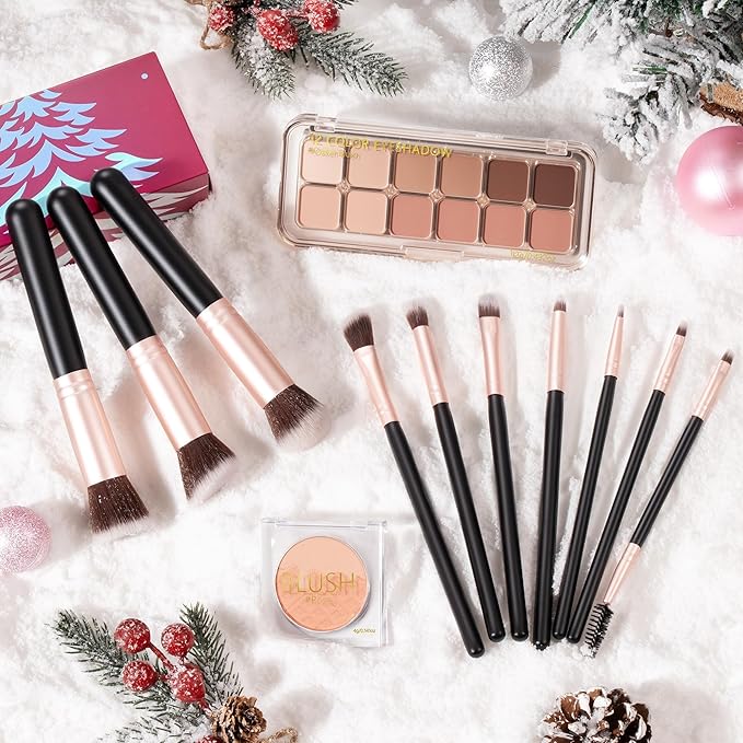 Makeup Beauty Advent Calendar 2025, 24 Days Christmas Countdown Calendar for Adults Women & Teen Girls - Cosmetic Advent Full Face Make Up Calendar Kit Xmas Gift Set for Wife Mom Friend Girlfriends