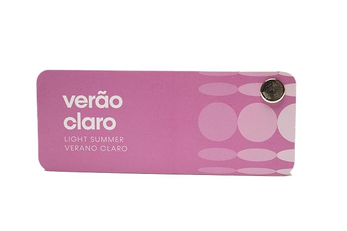 Multilingual Light Summer Palette Color Fan by Studio Immagine, Personalized Color Guide for Cost Saving, Smart Shopping, Outfit & Wardrobe Planning; Verano Claro/Verao Claro