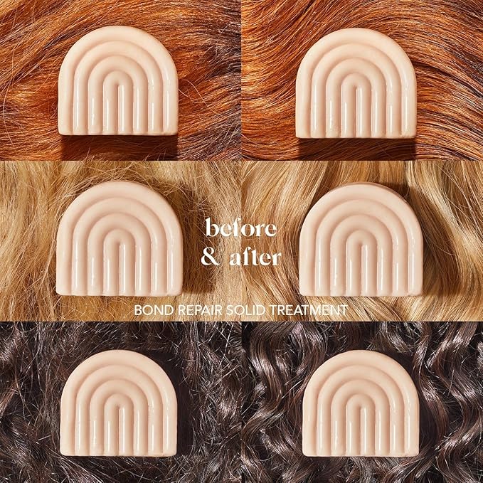 Kitsch Bond Repair Hair Mask – Strengthening Bond Repair Hair Treatment to Restore and Replenish - Hair Mask for Damaged Hair & Dry - Solid Hair Care for All Hair Types - Made in USA - 2.7 oz