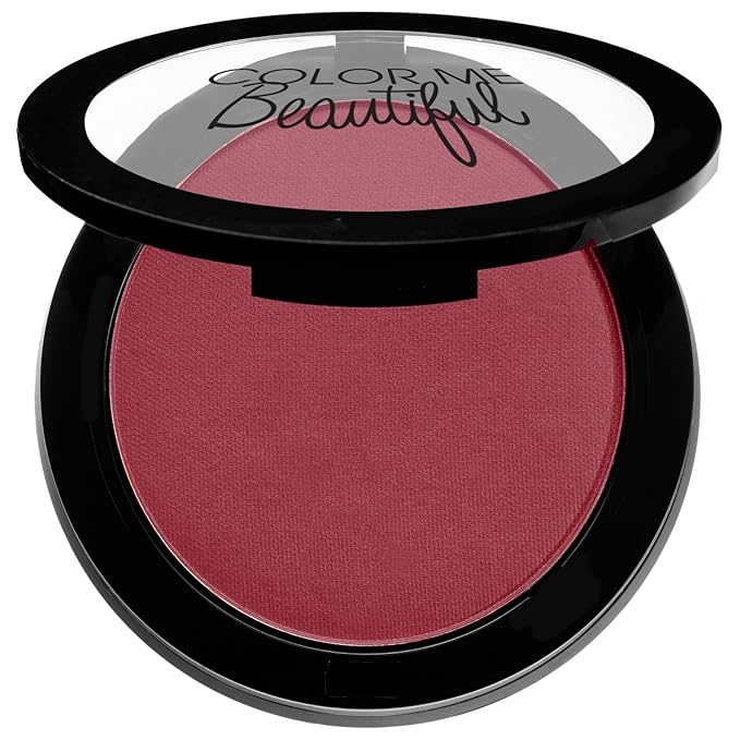Color Pro Blush by Color Me Beautiful, Pressed Powder Blush with Buildable Coverage, Complexion Enhancing Makeup