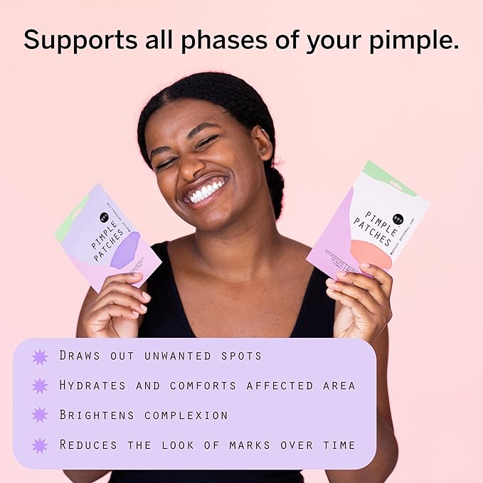 Dot Pimple Zit Patches for Face – Dermatologist Recommended & Ranked 1 for Most Effective Blemish Support – All Natural Hydrocolloid Acne Stickers with Vitamin C & Salicylic Acid (10 mm, 120 ct)