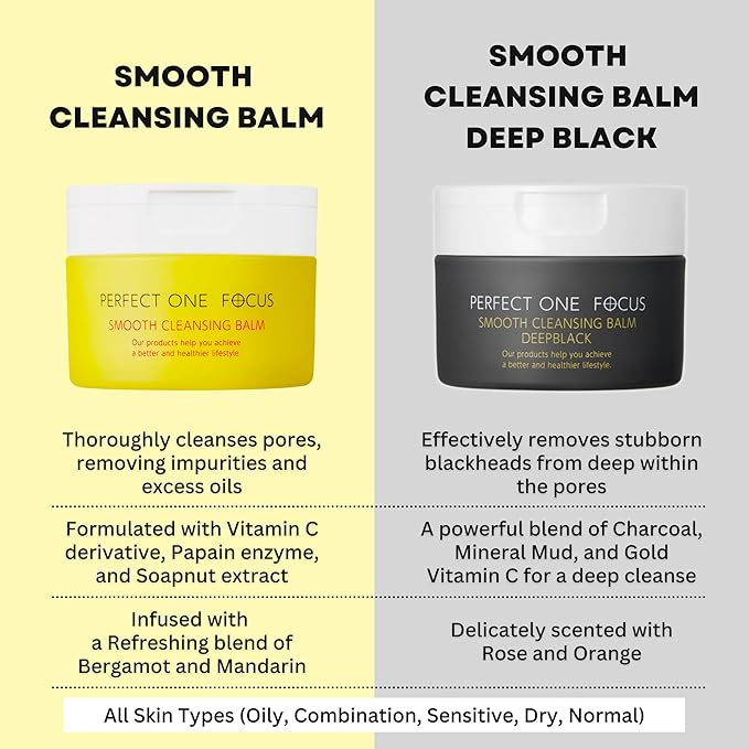 Smooth Cleansing Balm - Highly Rated Makeup Remover & Face Wash on Amazon Japan with Premium Moisturizing Ingredients from Around the World, 2.64oz (75g)
