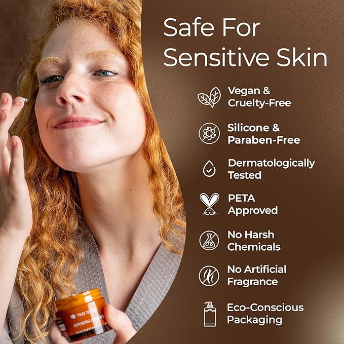 Tree to Tub Retinol Anti Aging Face Moisturizer for Dry & Sensitive Skin - Anti Wrinkle Hyaluronic Acid Facial Moisturizer, Vitamin A & E Night Cream for Women & Men w/Organic Aloe, Natural Ginseng