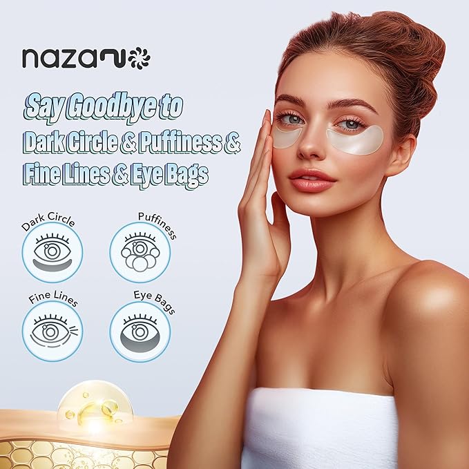 Snail Under Eye Patches - 60 PCS for Puffy Eyes, Dark Circles, Bags & Wrinkles with Hydrolyzed Collagen, Hyaluronic Acid & Argireline