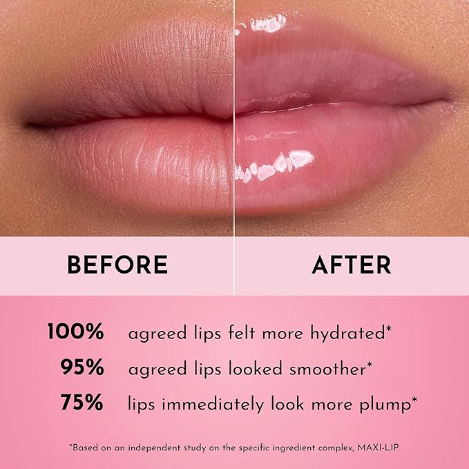Lawless Forget the Filler Lip Plumping Line Smoothing Gloss - Strawberry Popsicle - Premium Volumizing Lip Gloss with Natural Ingredients Designed to Plump, Firm, and Hydrate Lips 0.11 oz