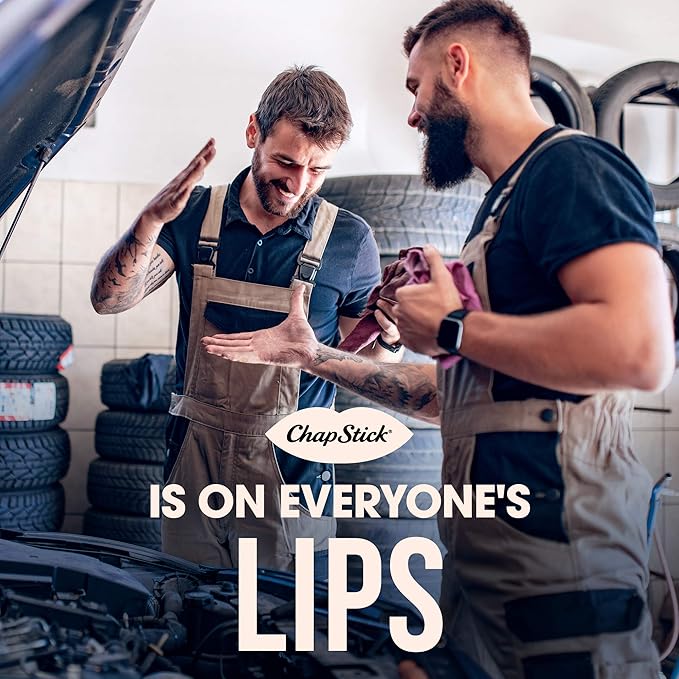 ChapStick Classic Strawberry Lip Balm Tubes, Lip Care and Lip Moisturizer - 0.15 Oz (Pack of 12)