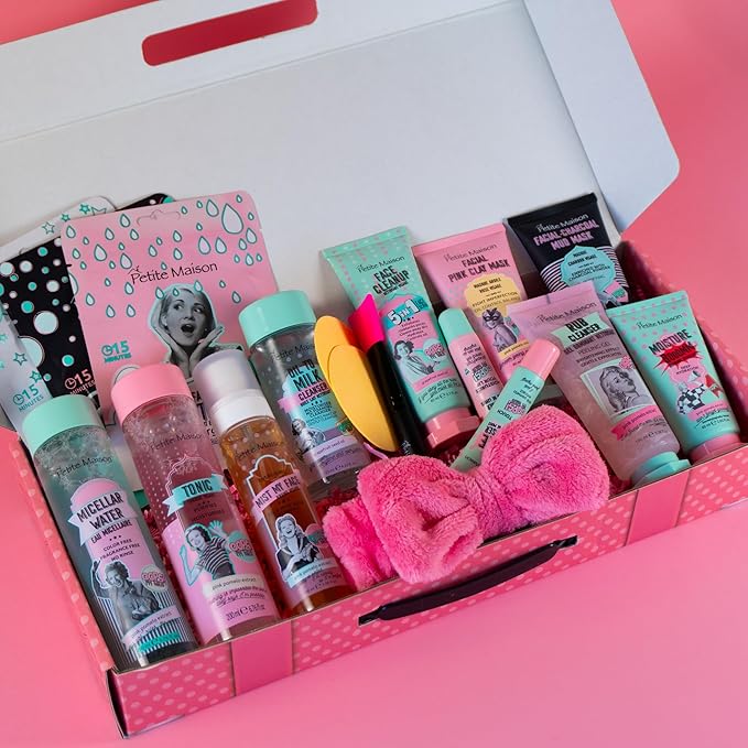 Gift Box for Women - Care Package With Spa Skin Care Sets for Mom, Her, Sister, Aunt, Friends - Unique Birthday, Christmas, Wedding Basket