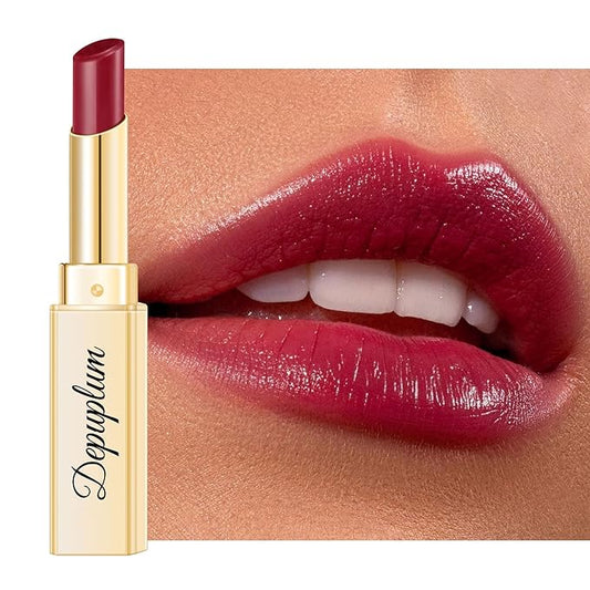 Dark Red Lipstick for Women Moisture Glossy Lipstick Shine Lip Gloss Sheer-Medium Coverage Long Lasting Lipsticks Tinted Lip Balm, DM68 Oxblood Red