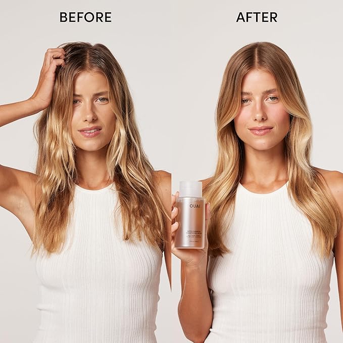 OUAI Detox Shampoo Travel Size - Clarifying Shampoo for Build Up, Dirt, Oil, Product and Hard Water - Apple Cider Vinegar & Keratin for Clean, Refreshed Hair - Sulfate-Free Hair Care (3 oz)