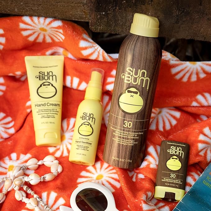 Sun Bum Original SPF 30 Face Stick Sunscreen - Water-Resistant Broad Spectrum Facial Sunscreen with Vitamin E - Hawaii 104 Act Compliant (Without Octinoxate & Oxybenzone) - Travel Friendly - 0.45 oz