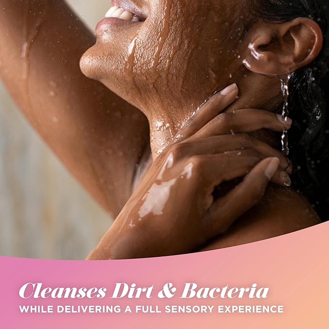 Caress Body Wash Black Orchid & Patchouli Oil To Relax and Recharge Relaxing, Fragrant Body Soap 20 fl oz, Pack of 4