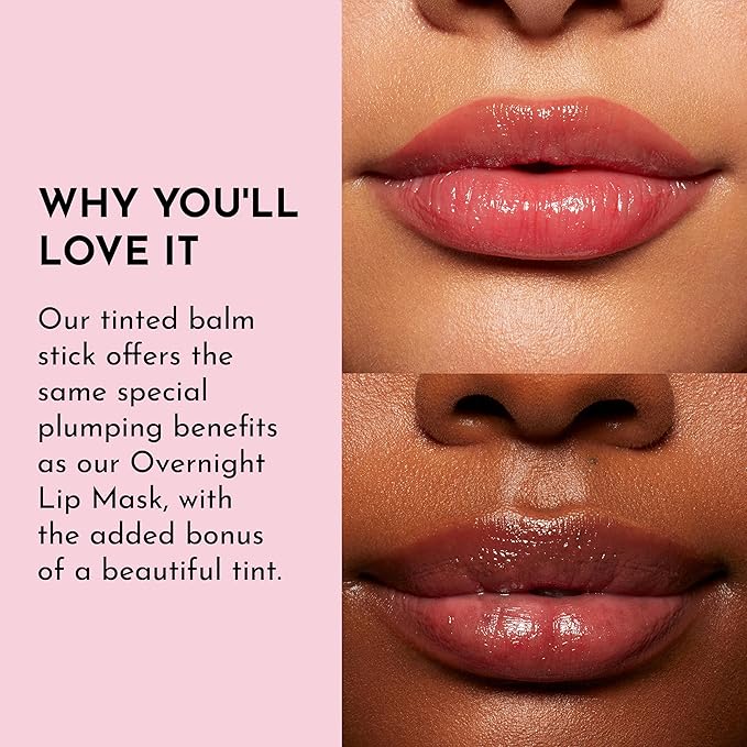 LAWLESS Forget the Filler Lip Plumping Line Smoothing Tinted Balm, Cherry Vanilla, Red, 0.09 Ounce