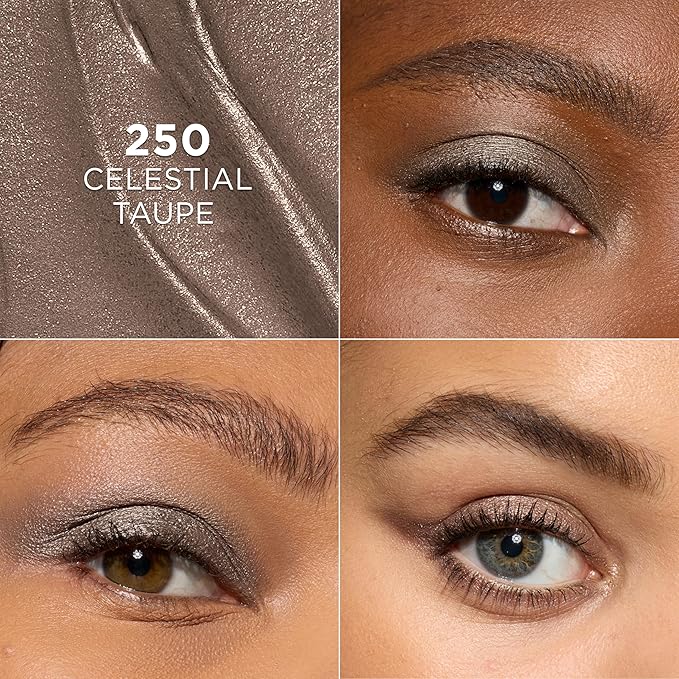 L'Oreal Paris Makeup Le Shadow Stick Eyeshadow, Blendable, Smudge-Resistant, Smokey Cream Eyeshadow, 250 Celestial Taupe