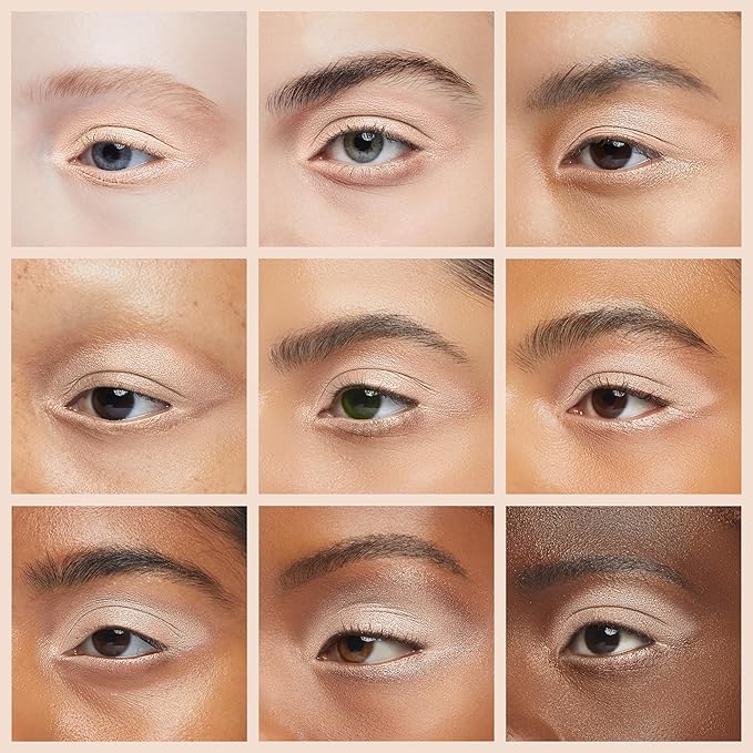 Oulac Light Golden Cream Eyeshadow also for Highlighter Large Capacity Highly Pigmented Eye Shadow Waterproof &Long Lasting with Moisturizing Formula P05