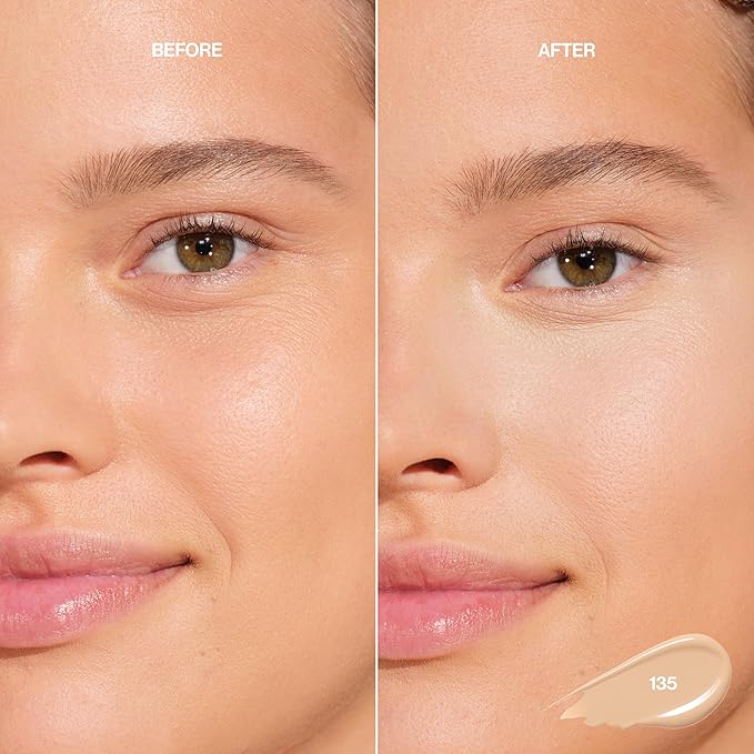 Revlon Glimmer Brightening Concealer, Liquid Under Eye Makeup, Made with Caffeine, Vitamin C, & Stevioside, 135, 0.3 fl oz