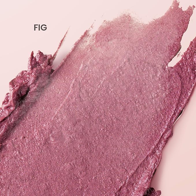 Burt's Bees Shimmer Lip Tint, Tinted Lip Balm Stick, Moisturizing for All Day Hydration with Natural Glowy Pigmented Finish & Buildable Color, Fig, 1 Tube, 0.09 oz.