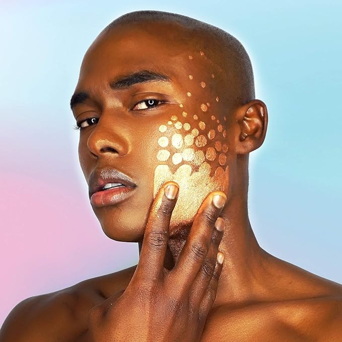 Stencil1FX - Bubble Up Water Droplets Eye Makeup Stencil for Costumes, Dress Up, Halloween, Cosplay, Arts, Face Painting