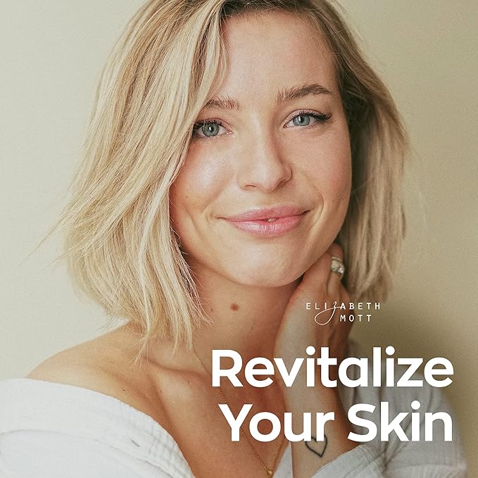 Elizabeth Mott Sure Thing Vitamin C Face Scrub – Heat Activated Exfoliating Facial Cleanser for Deep Pore Cleansing & Smoother Skin – Gentle Brightening Scrub, Vegan & Cruelty-Free Skincare, 3.52 oz