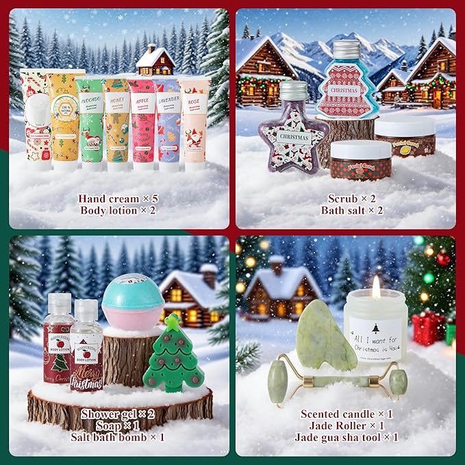 Advent Calendar 2025, 24 Days of Beauty Advent Calendar, Bath Gifts Sets for Women, Countdown Calendar for Christmas Holiday