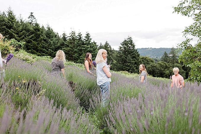 Victoria's Lavender Neck Wrap Gift Set with Bath Salts, Hand & Body Lotion - Skin Care Set & Spa Kits, Bath and Body Products for Women, Beauty Products For Women Made in the USA - Lavender (Set of 3)