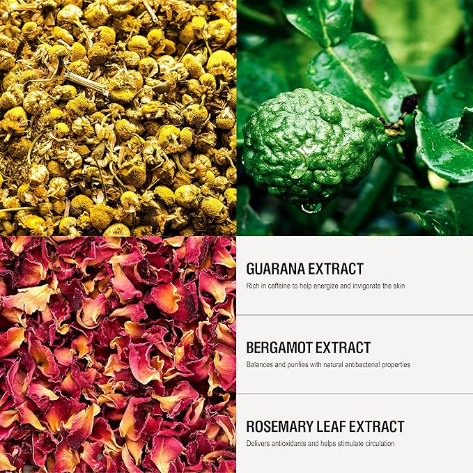 Grown Alchemist Energize Body Cleanser Bundle: Chamomile, Bergamot & Rose Bodywash/Soap (300mL + 1L Refill)