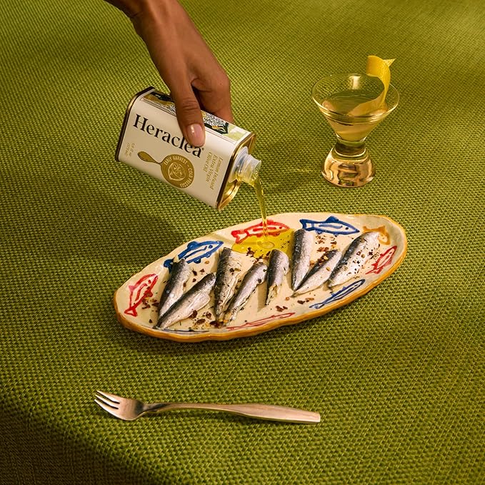 Heraclea - Lemon Infused - Extra Virgin Olive Oil - Organic Olive Oil - Extra Virgin - Cold Pressed - Polyphenol Rich EVOO - 5.9oz Bottle