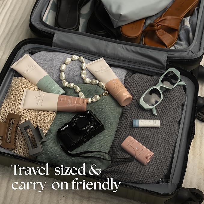 SPF 30 Mineral Sunscreen - Reef Friendly, Ocean Safe, Vegan Sunscreen Lotion for All Ages, No White Residue, Water-Resistant, 3.4 fl oz