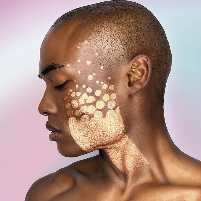 Stencil1FX - Bubble Up Water Droplets Eye Makeup Stencil for Costumes, Dress Up, Halloween, Cosplay, Arts, Face Painting