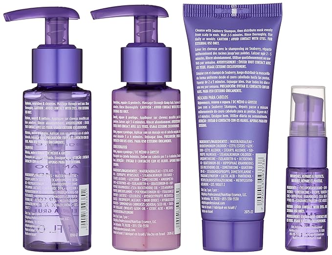 Obliphica Seaberry Medium To Coarse Travel Kit - Elevate Your Hair Care On the Go