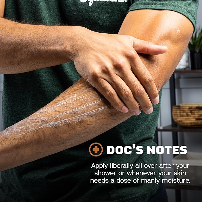 Dr. Squatch Natural Hand and Body Lotion for Men - Made with Shea Butter, Coconut Oil, Vitamin E for 24-Hr Moisturization - Cool Fresh Aloe & Fresh Falls (10 fl oz, 2-Pack)