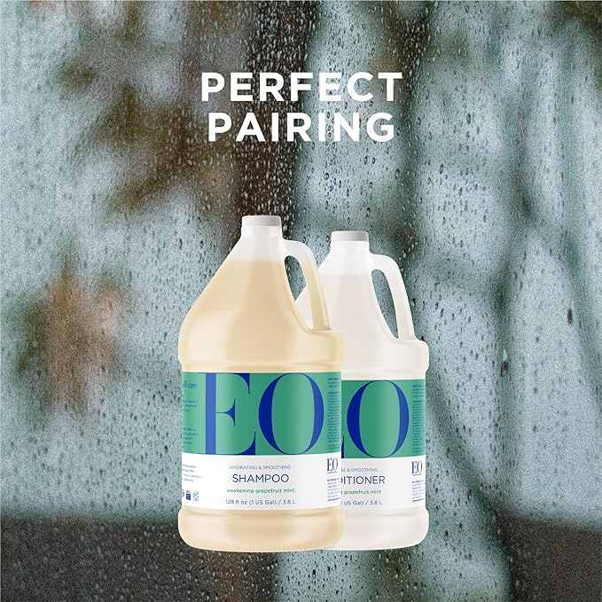 EO Conditioner, 1 Gallon, Grapefruit and Mint, Organic Plant-Based, Botanical Extracts