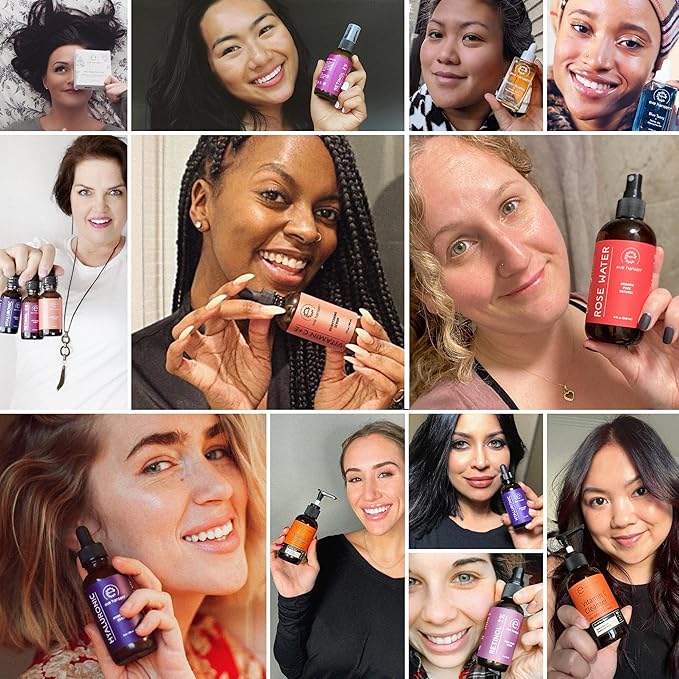 Eve Hansen Rosehip Oil for Face & Skin – Organic Cold-Pressed Rosehip Seed Oil | Hydrating & Fast-Absorbing Moisturizer | 2oz