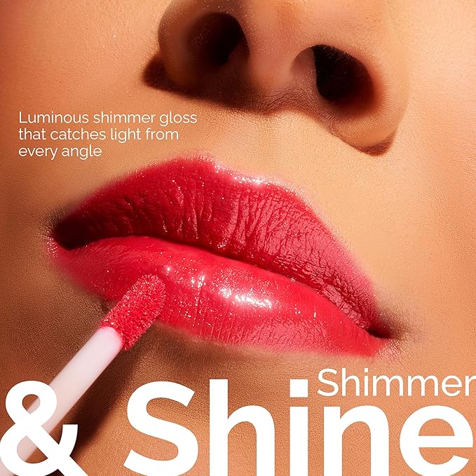 LuxeLip™ Matte Lipstick for Older Women, Hydrating Non-Sticky Lip Gloss for Luminous Shine & Moisturized Lips, Lightweight, Long-Lasting Glossy Finish, Cruelty-Free Lip Makeup (Chili Flake, 8ml)