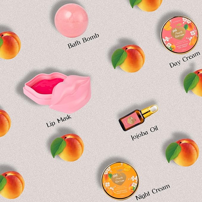 Mothers Day Gifts for Mom -20-Piece Luxury Bath & Body Gift Bath Gift Set for Women, Self Care Kit with Necklace, Diffuser & More | Perfect for Christmas, Birthday, Anniversary, Holiday Gift for Her