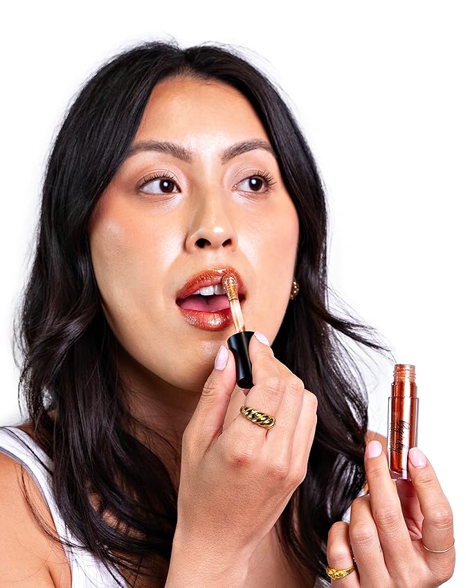 | Handmade, Vegan, Moisturizing Lip Gloss, Non-Sticky Lip Gloss (Vixen)