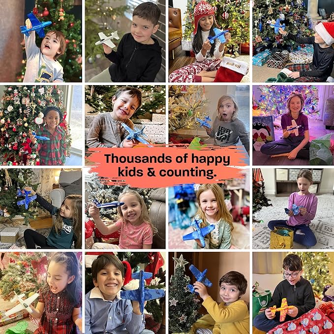 Airplane Toy Foam Glider: Airplane Toys For 3 Year Old & Airplanes For Kids 2-4 Toy Airplane For Boys&GirlsFoam Model Plane & Planes Air Plane Toy, Toddlers