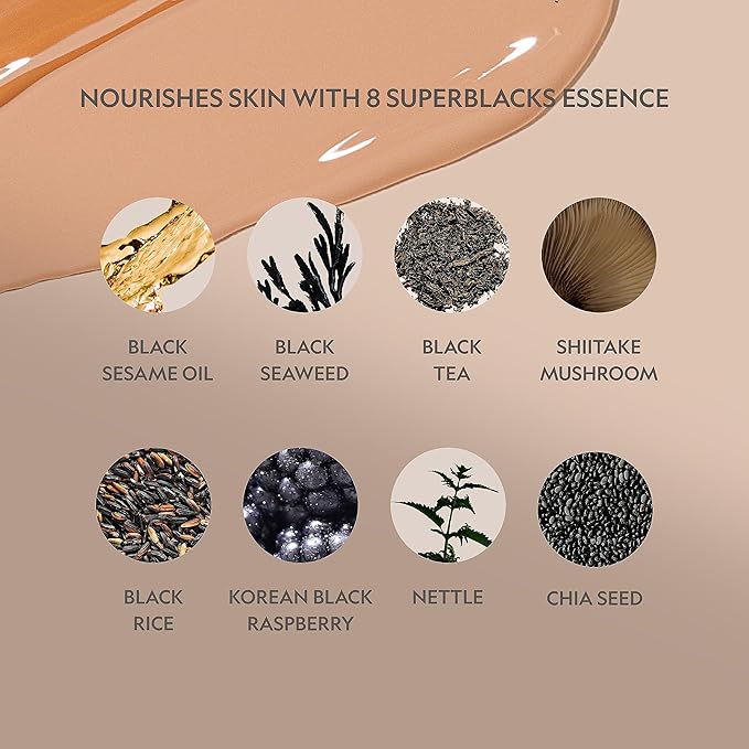 YENSA Serum Foundation Makeup - Super Silk Full Coverage Foundation Enriched with Peptides, Vitamin C & Ferulic Acid to Help Reduce Fine Lines, Wrinkles & Dark Circles - Tan 2 (1 oz)