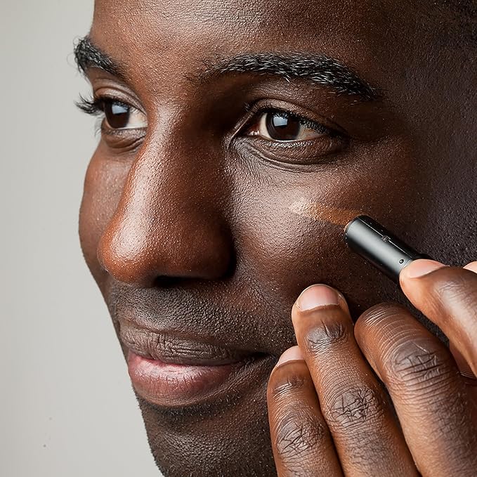 Stryx Concealer Stick Tool for Men, Deep Java - Natural Pigments Hides Imperfections, Acne, Razor Burns, Scars, & Rosacea - Highly Adaptable Shades for Easy, Undetectable Coverage - All Skin Tones