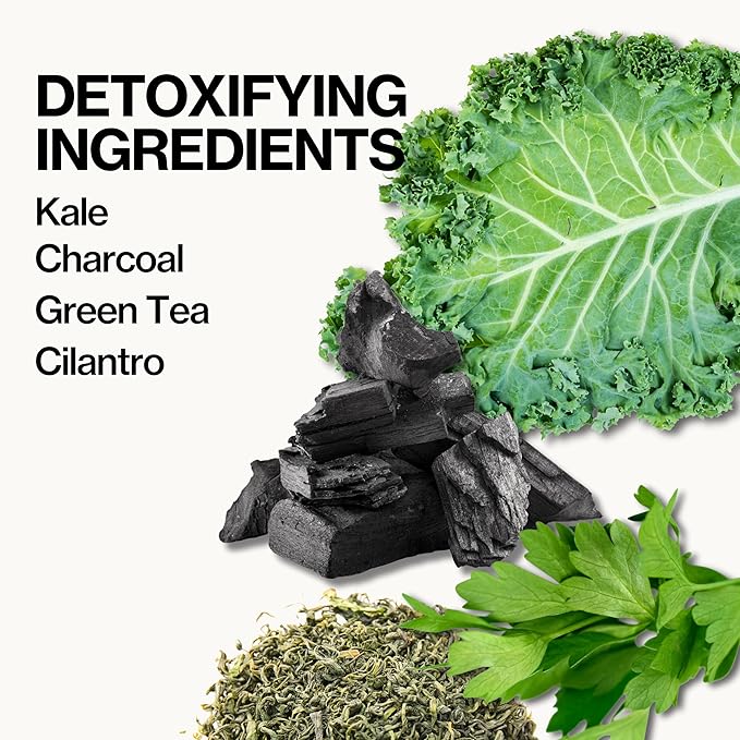 Pacifica Super Green Detox Sheet Mask – Charcoal, Kale & Clay Pore Cleansing Mask for Oily, Blemish-Prone Skin, Deep Detox Facial Mask, Vegan