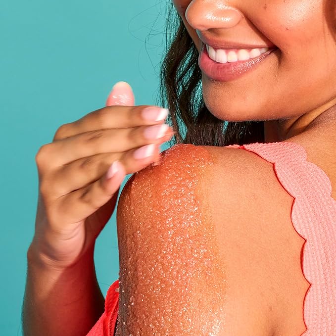 Tree Hut Peach Sorbet Shea Sugar Scrub, Exfoliating, Hydrating & Moisturizing Body Scrub with Shea Butter & Nourishing Essential Oils, Smooth & Soften Skin, 18 oz