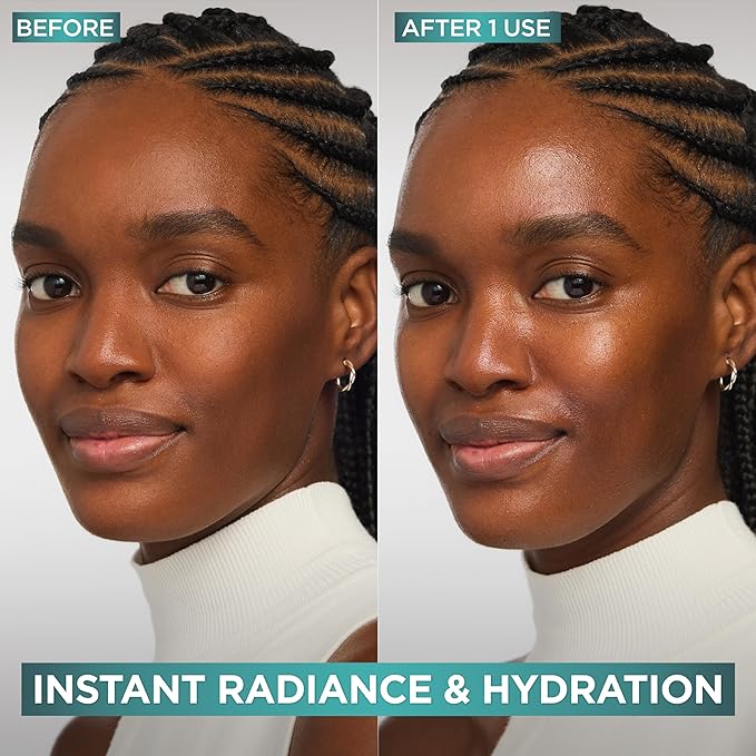 L'Oreal Paris Bright Reveal Vitamin C Glow Moisturizer, Supercharged Facial Moisturizer to Brighten Skin, Even Tone and Hydrate for 72HRs, Includes SPF 50 Sample