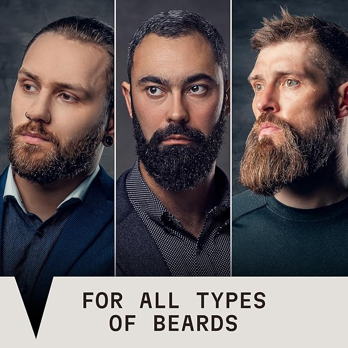 Beard Balm for Men - Leave in Beard Conditioner - Styling Balm Made with Naturally Derived Beard Butter, Argan & Jojoba Oils (1 Ounce (Pack of 4), Citrus, Vanilla, Sandalwood, & Cedarwood)