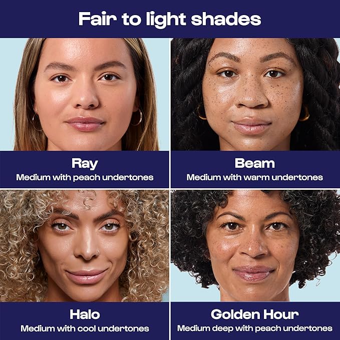 Alleyoop Sunsational Tinted Moisturizer SPF 50 for Face Broad Spectrum – 100% Mineral Face Sunscreen with Jojoba, Hydrating & Soothing Tinted Sunscreen, Vegan & Cruelty-Free (Beam)