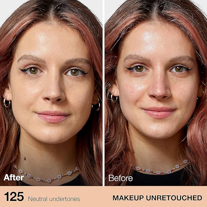 Maybelline Fit Me Matte + Poreless Liquid Oil-Free Foundation Makeup, Nude Beige, 1 Count (Packaging May Vary)